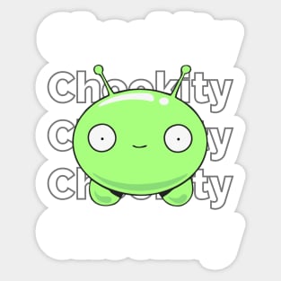 Final Space Mooncake Chookity Pok - Funny Sticker